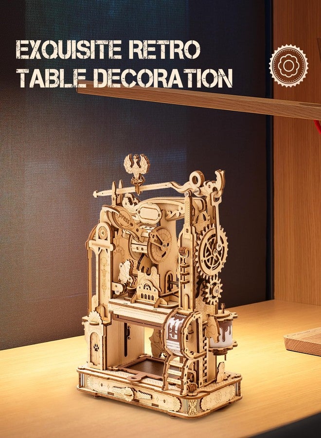 WOWOOD 3D Puzzles for Adults - Wooden Puzzles for Adults, Classic Printing Press Building Kits, Wood Puzzles - Image 3